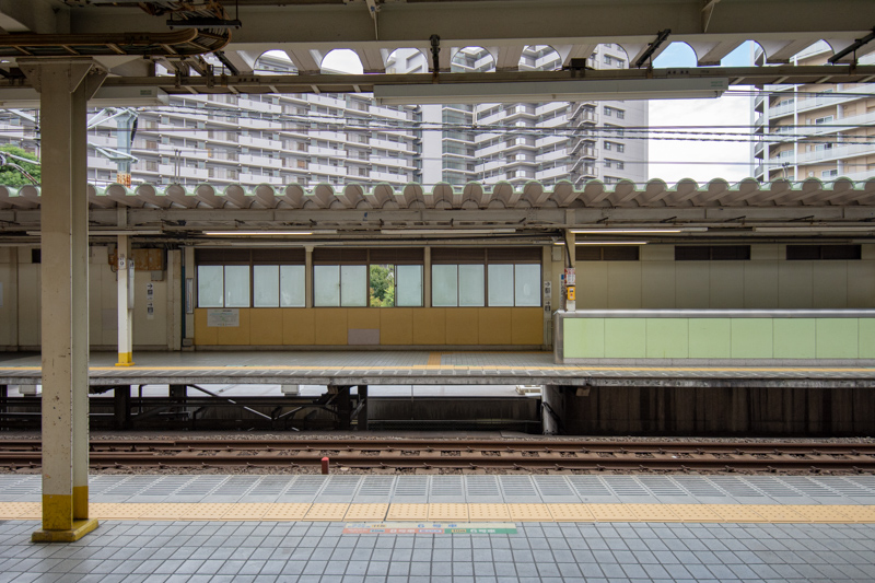 いつも通過していた西大井駅