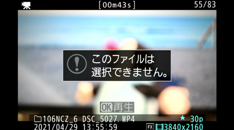 動画には音声メモをつけられない