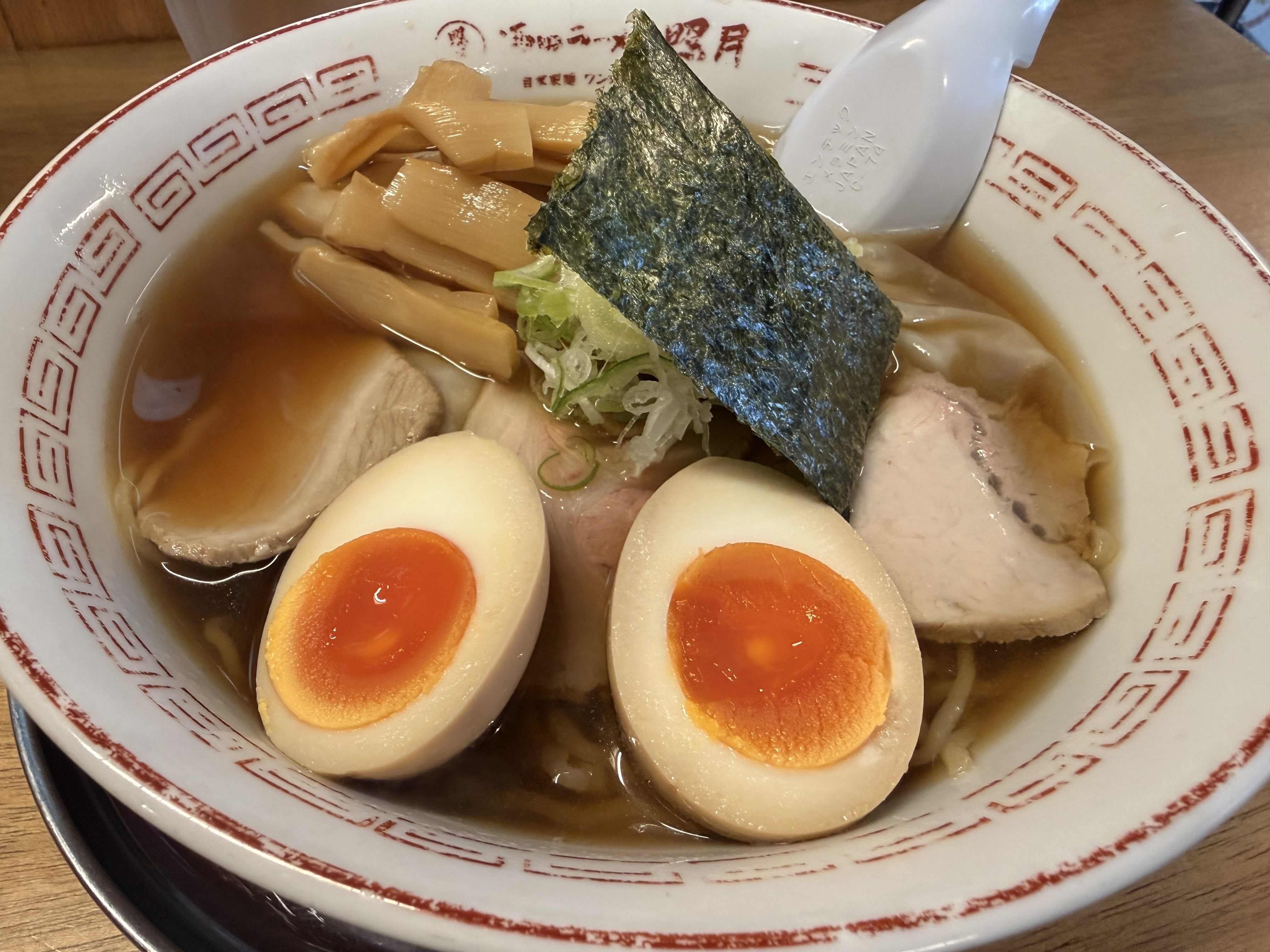 酒田で食べたワンタン麺